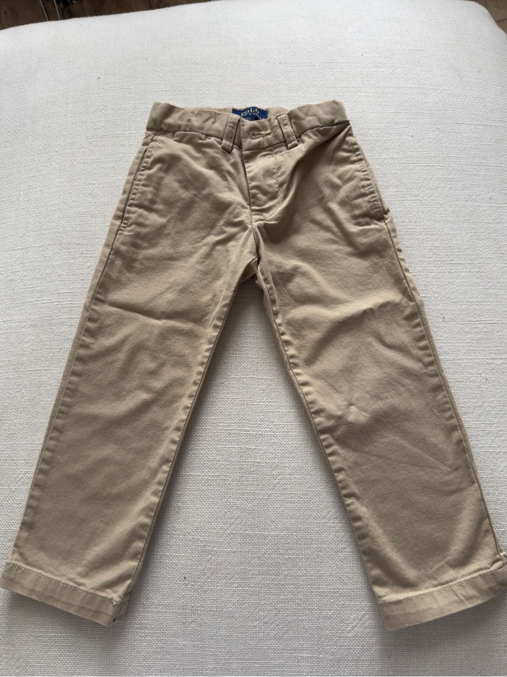 Polo by Ralph Lauren Boys' Tan Straight-Leg Chinos